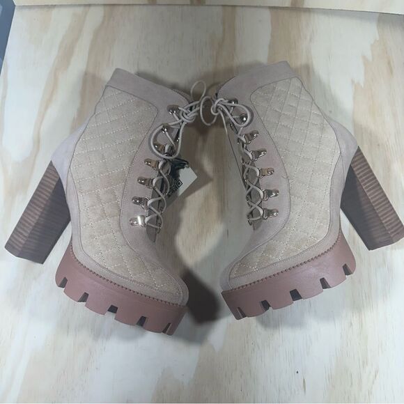 Rag & Co Yoko Quilted Platform Booties  Women’s Size 9 New in Box - Picture 3 of 12